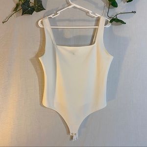 Express NEW white bodysuit